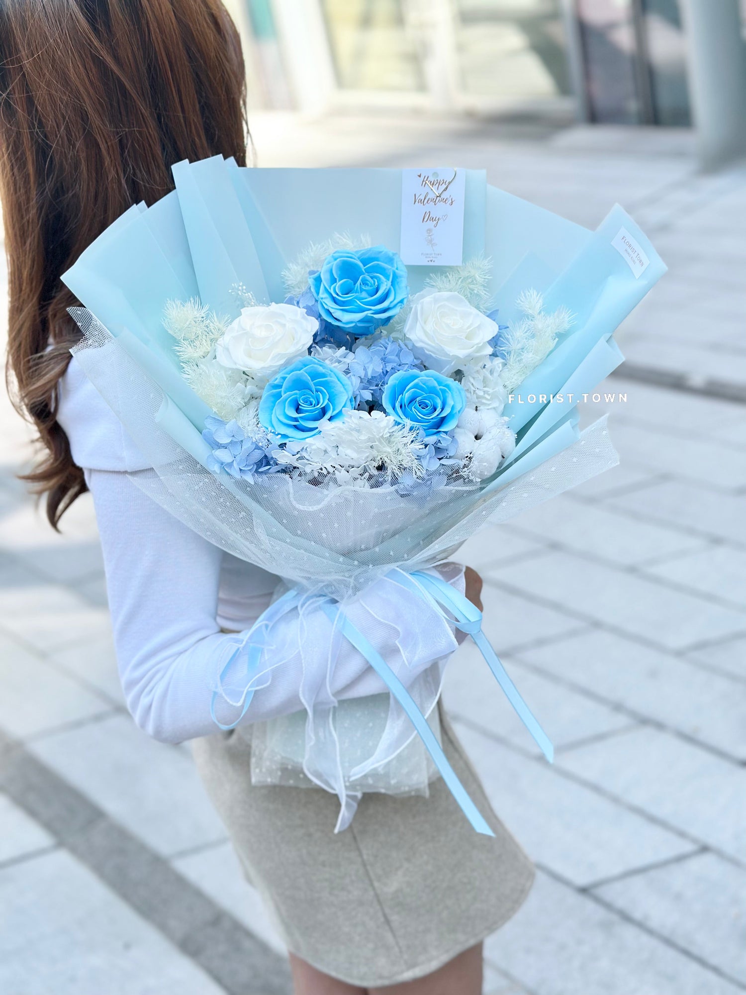《Forever Love系列》丨保鮮花玫瑰繡球花(L Size)