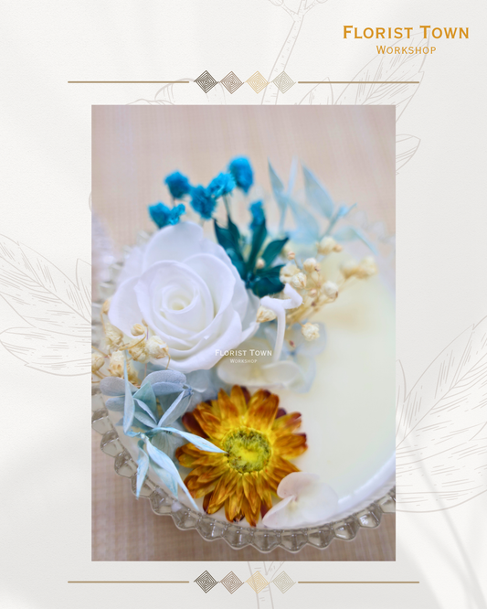 °❀.࿔ ☁️永生花香薰燭檯工作坊 ࿔.❀°