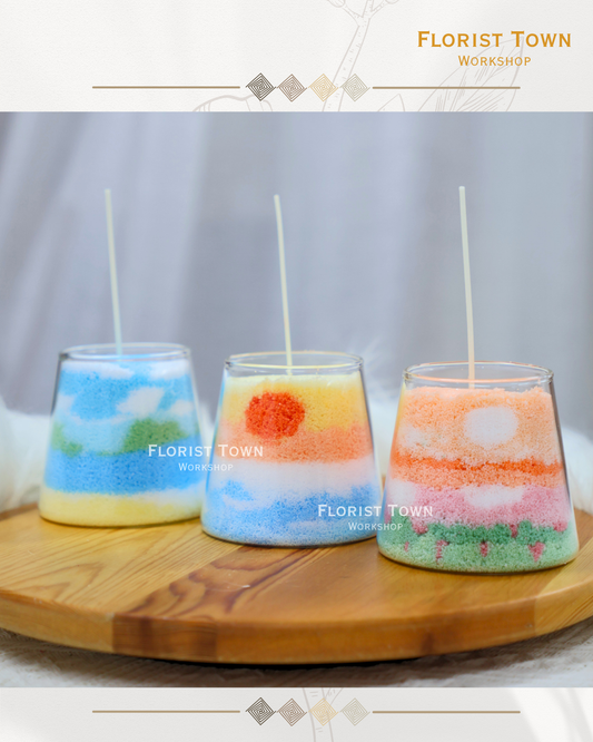 °❀.࿔ 🕯️沙畫香薰蠟燭工作坊 ࿔.❀°