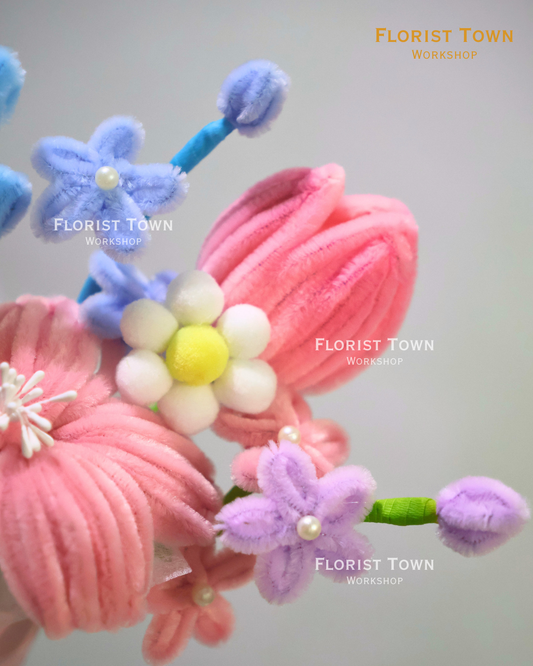 °❀.࿔ ☁️扭扭棒迷你花桶工作坊 ࿔.❀°
