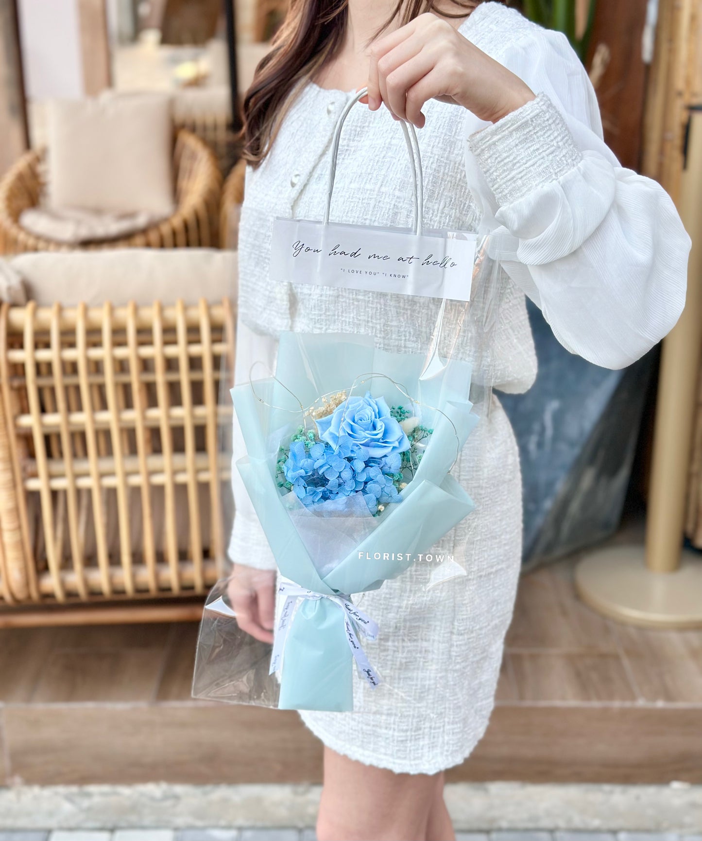 藍玫瑰花束S SIZE