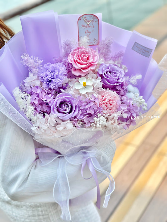 溫柔玫瑰康乃馨花束(L Size)