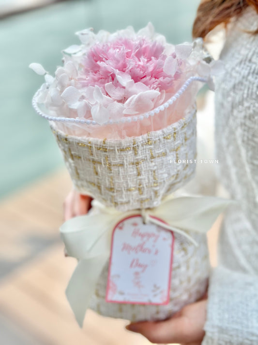 甜蜜康乃馨小香風花束(S Size)