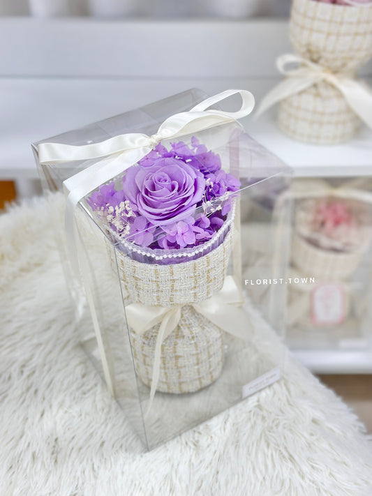 溫柔玫瑰小香風花束(S Size)