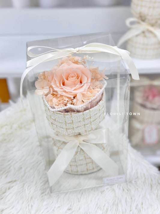 氣質玫瑰小香風花束(S Size)