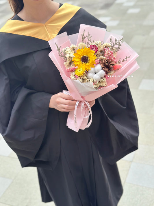 粉色向日葵花束M SIZE