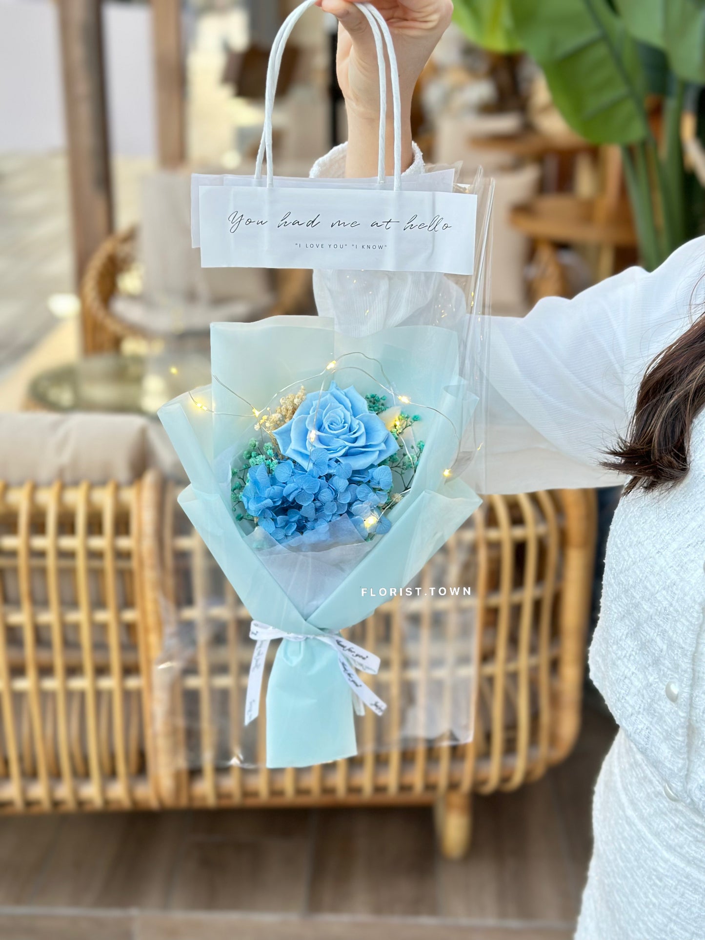 藍玫瑰花束S SIZE