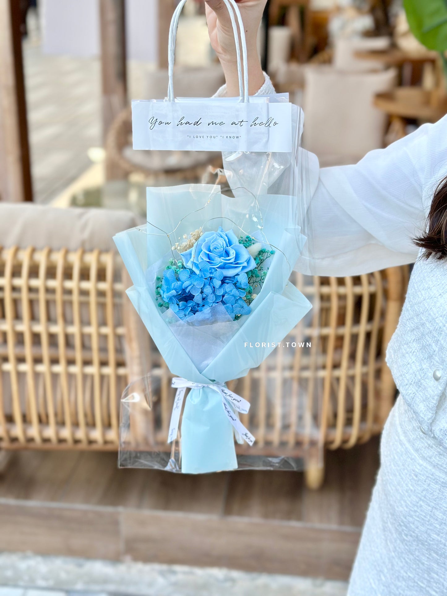 藍玫瑰花束S SIZE