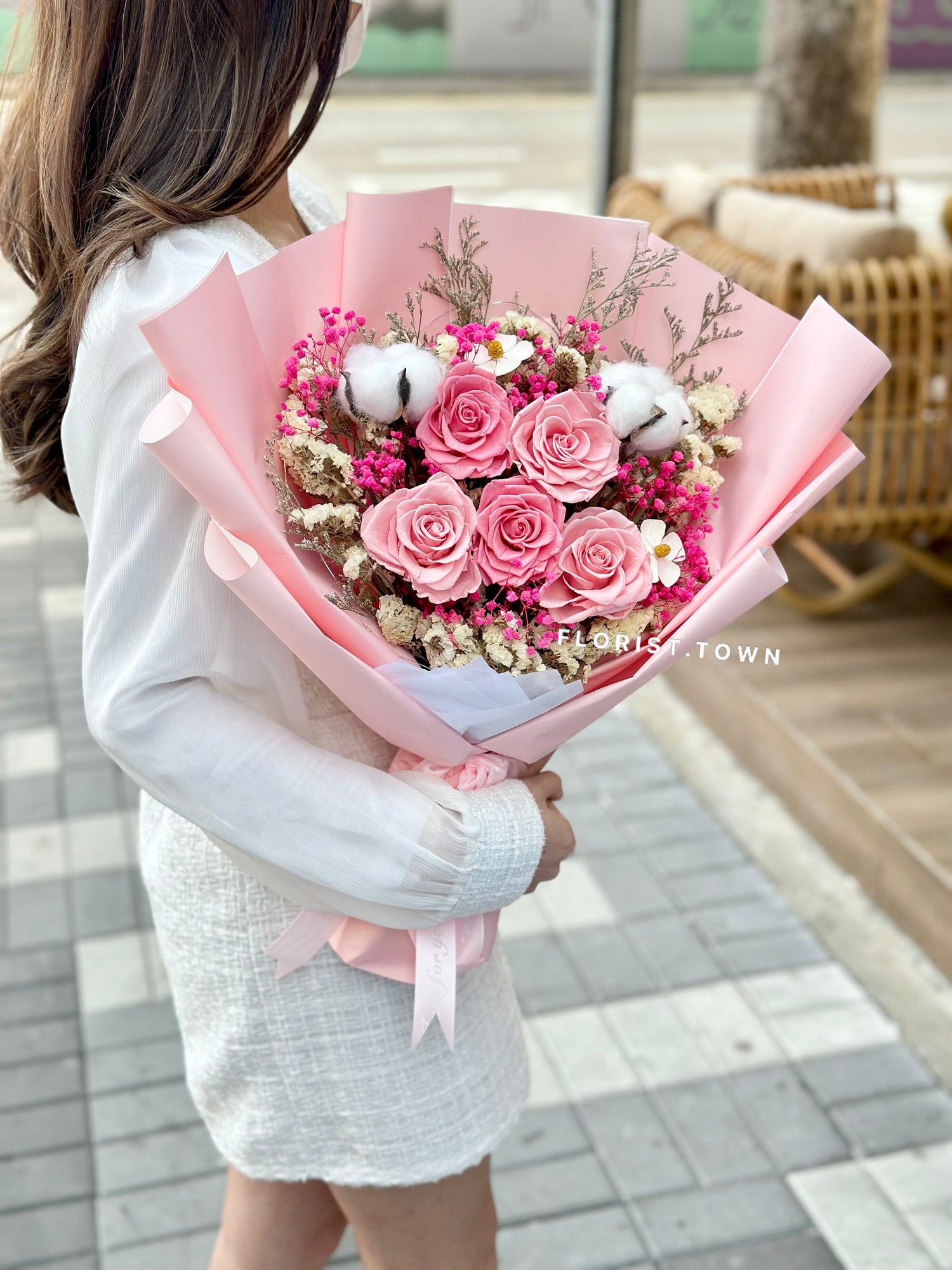 保鮮玫瑰花束 L SIZE