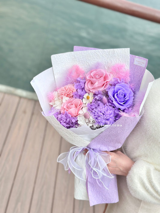 母親節花束丨韓式溫柔保鮮花束 L Size