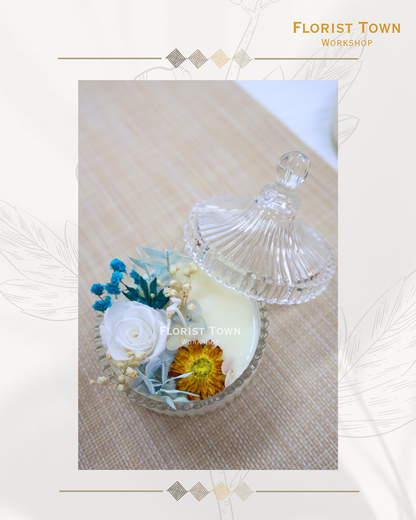 °❀.࿔ ☁️永生花香薰燭檯工作坊 ࿔.❀°