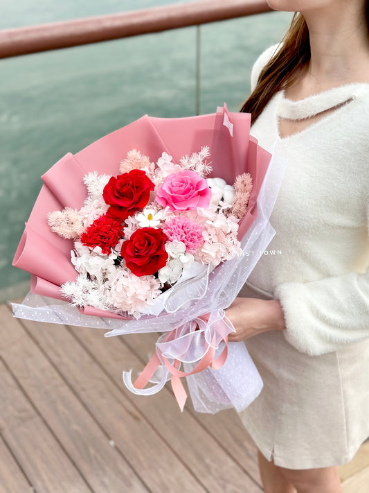 母親節花束丨韓式高貴保鮮花束 L Size