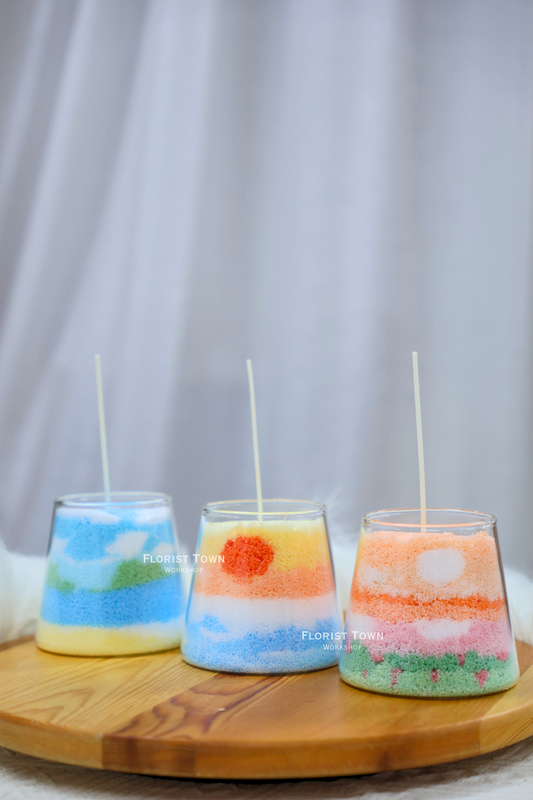 °❀.࿔ 🕯️沙畫香薰蠟燭工作坊 ࿔.❀°