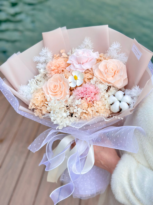 母親節花束丨韓式優雅保鮮花束 L Size