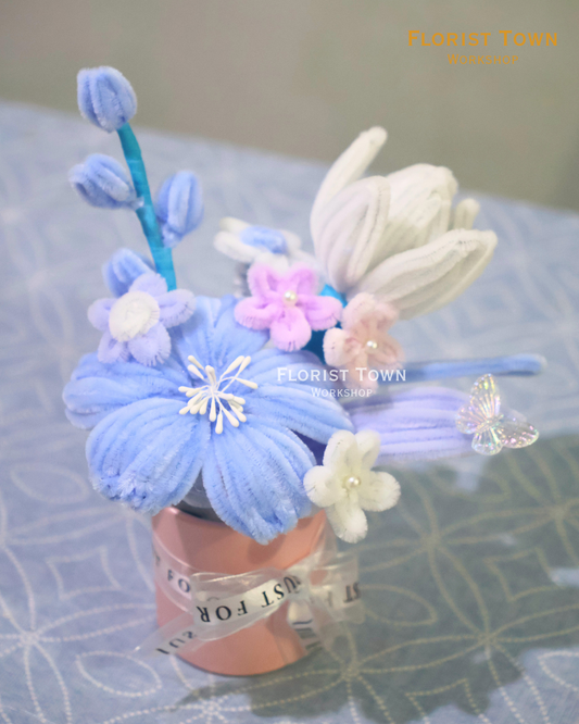 °❀.࿔ ☁️扭扭棒迷你花桶工作坊 ࿔.❀°