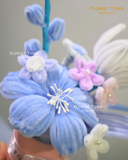 °❀.࿔ ☁️扭扭棒迷你花桶工作坊 ࿔.❀°