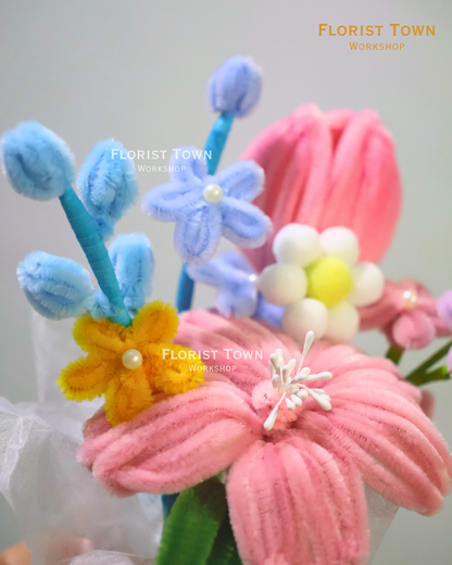 °❀.࿔ ☁️扭扭棒迷你花桶工作坊 ࿔.❀°