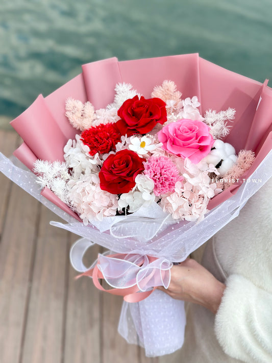 母親節花束丨韓式高貴保鮮花束 L Size