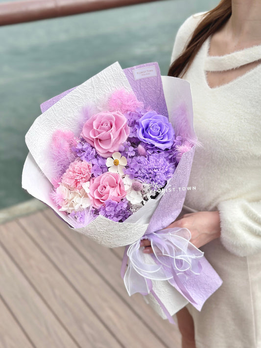 母親節花束丨韓式溫柔保鮮花束 L Size