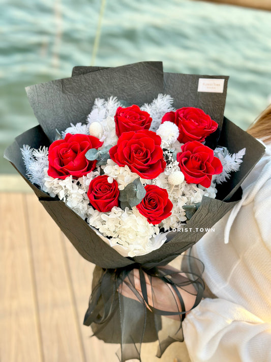 情人節經典紅玫瑰花束（L Size）
