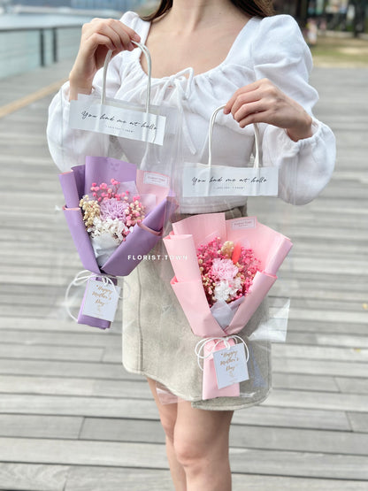粉紫康乃馨花束S SIZE